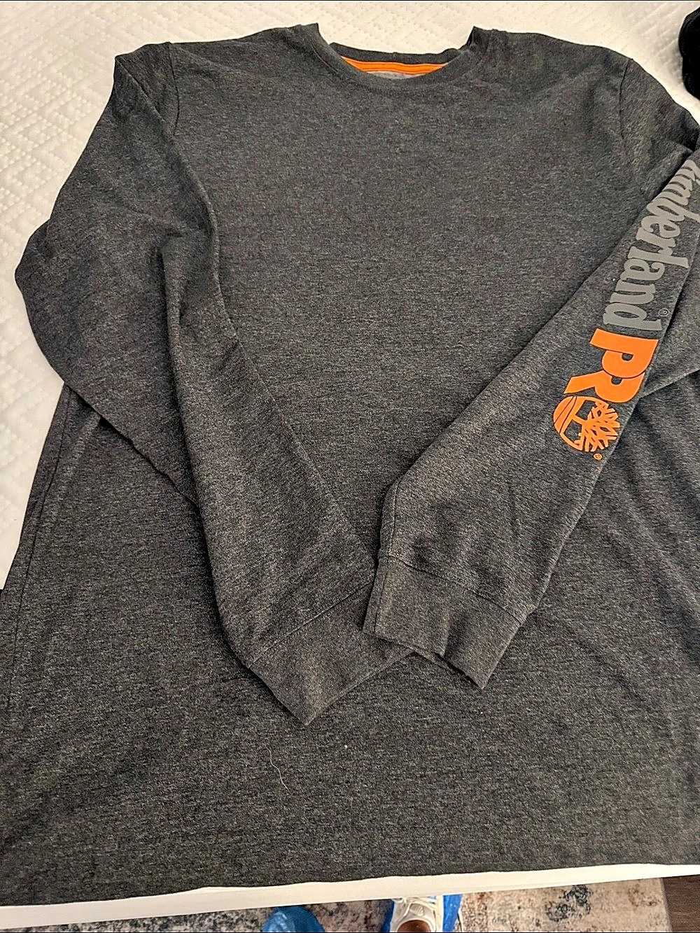 Timberland Tree Logo Hoodie Men's XL Hoodie & Long Sleeve Top Lot Black & Orange - Picture 4 of 6